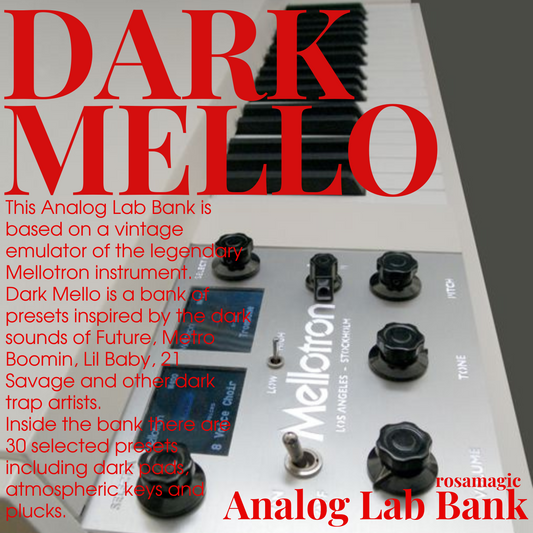 Analog Lab Bank - Dark Mello (Metro Boomin, Future, Trap)